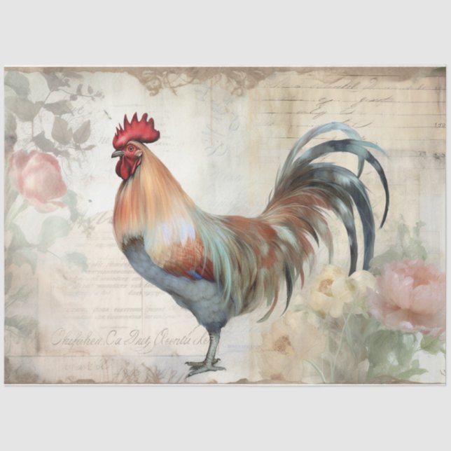 Rooster One Seidenpapier (Vorderseite)