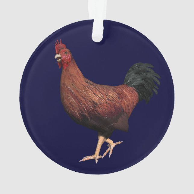 Rooster Ornament (Rückseite)