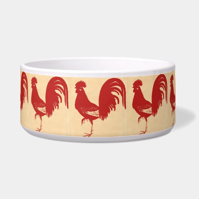 Rooster Pet Bowl Napf (Vorderseite)