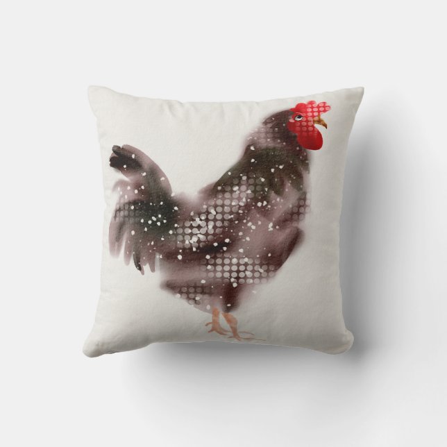 Rooster Pillow Kissen (Rückseite)