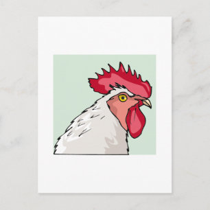 Rooster Postkarte