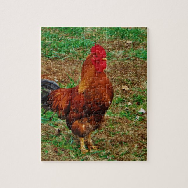 Rooster Puzzle (Vertikal)