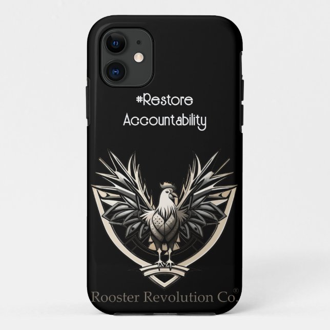 Rooster RevolutionWeber: Gegen das System Case-Mate iPhone Hülle (Rückseite)