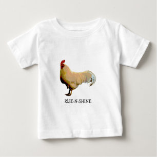 ROOSTER RISE-N-SHINE FOTO BABY T - SHIRT