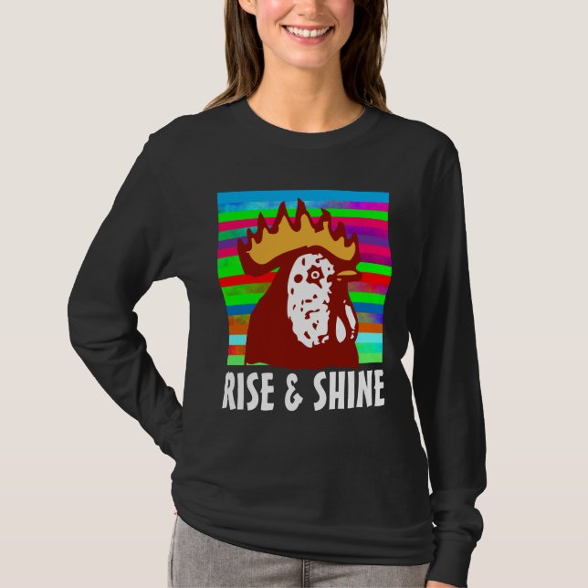 ROOSTER RISE & SHINE T - SHIRT (Vorderseite)