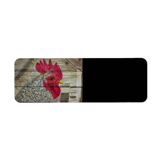 Rooster Rustic Chicken Coop Barboard Board (Vorne)