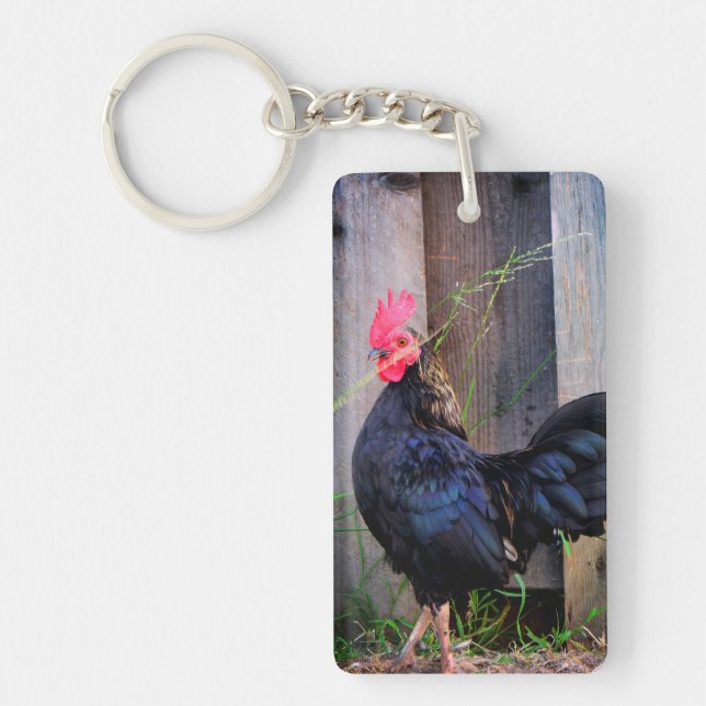 Rooster Schlüsselanhänger (Vorderseite)