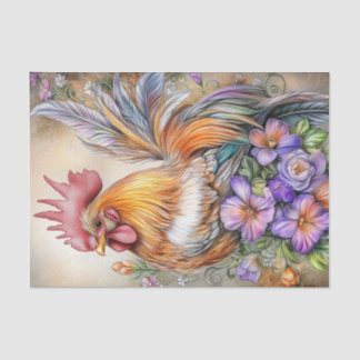 Rooster Seidenpapier