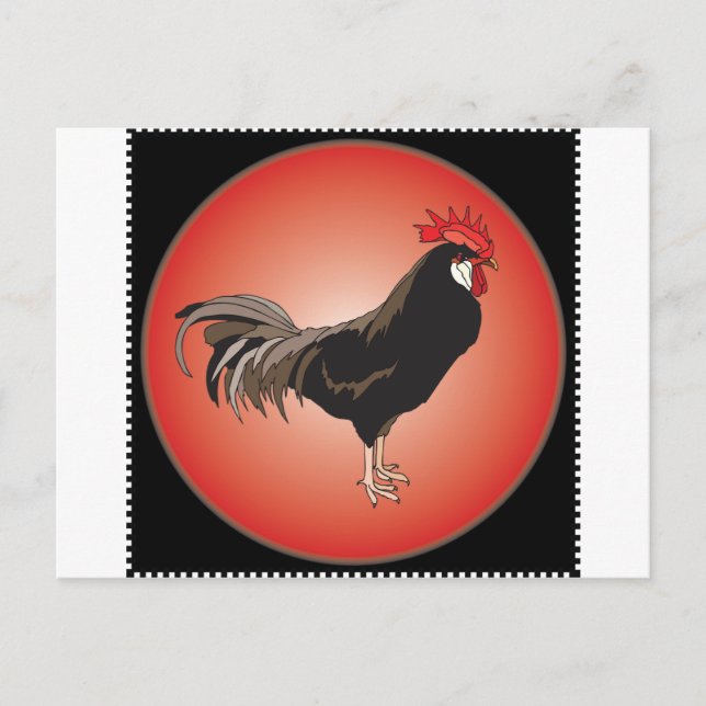 Rooster Showcase Postkarte (Vorderseite)