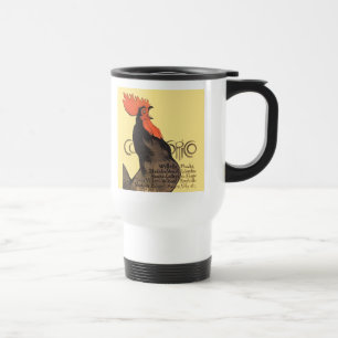 Rooster Steinlen Cocorico Französische Kunst Reisebecher