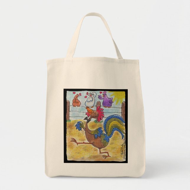 Rooster Strut Tragetasche (Vorne)