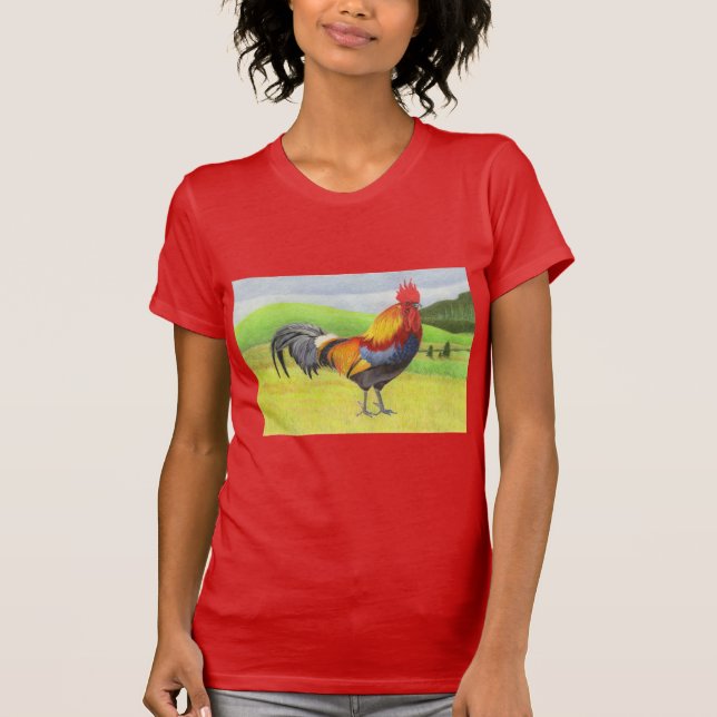 Rooster-T - Shirt (Vorderseite)