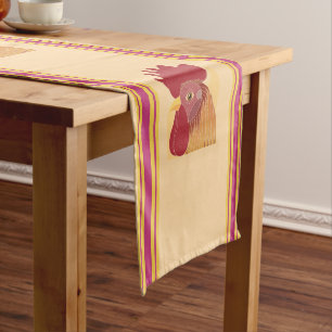Rooster Table Runner Kurzer Tischläufer