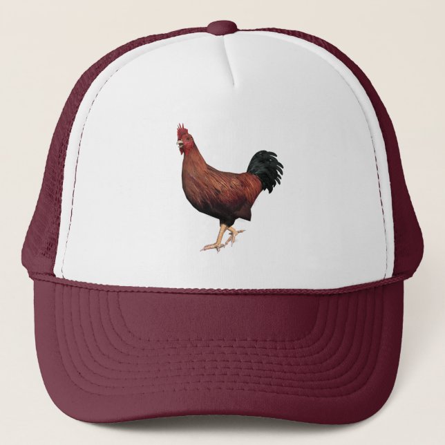 Rooster Truckerkappe (Vorderseite)
