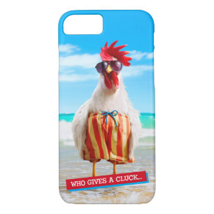 Rooster Typ Chillin' am Strand in Swim Trunks Case-Mate iPhone Hülle