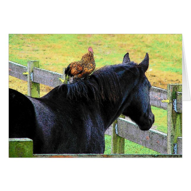 Rooster und Mare (Vorderseite (Horizontal))