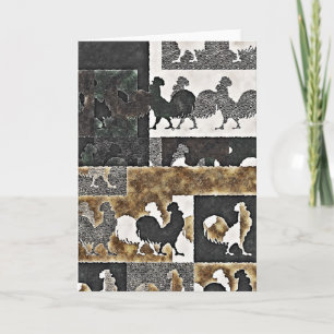 Rooster Vintag #2 - Grußkarten Karte