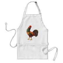 Rooster Vintag Kitchenette Kunst