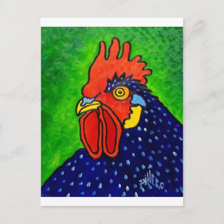 ROOSTER von Piliero Postkarte