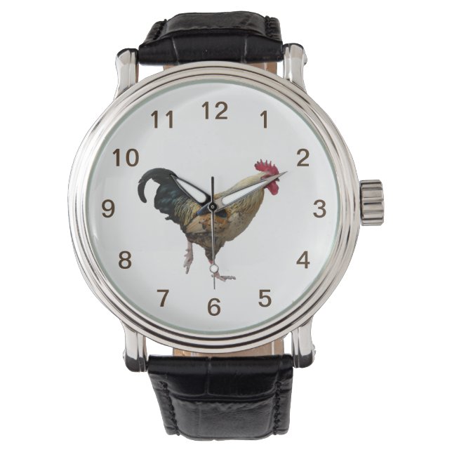 Rooster Watch Armbanduhr (Vorderseite)
