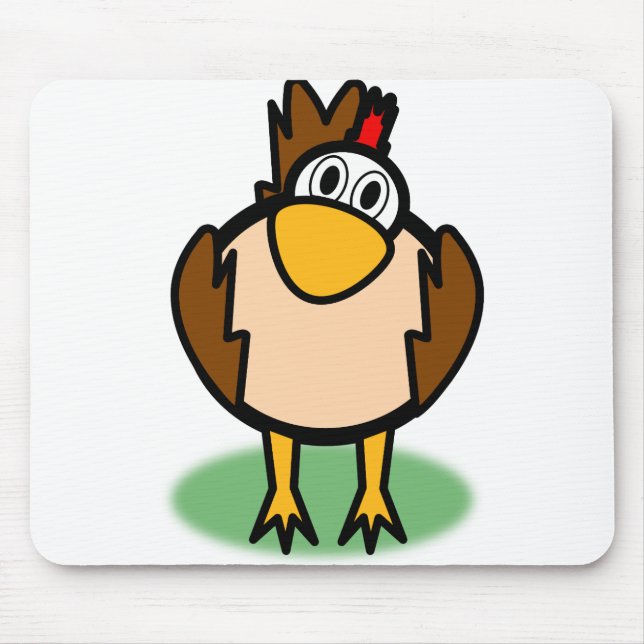 Rooster Watching Mousepad (Vorne)