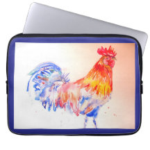 Rooster Watercolor Chicken Bird Vater
