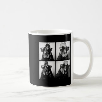 Rooster Wear Sungles Fotobooth Selfie Farm Chi Kaffeetasse