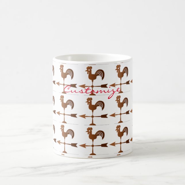 Rooster Weathervane Thunder_Cove Kaffeetasse (Mittel)