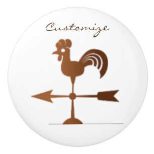 Rooster Weathervane Thunder_Cove Keramikknauf
