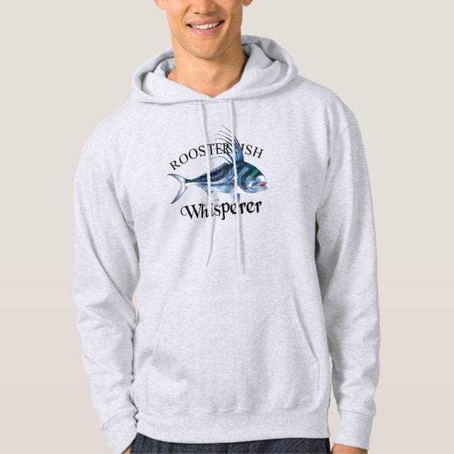 Roosterfish Whisperer Light Cfarbig Hoodie (Vorderseite)