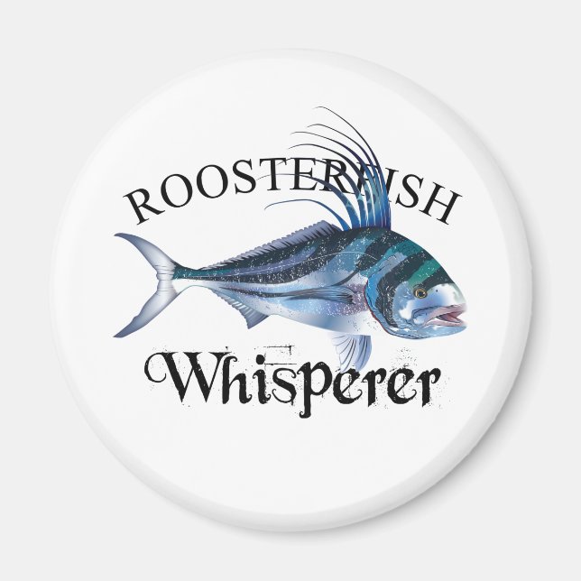 Roosterfish Whisperer Light Cfarbig Magnet (Vorne)