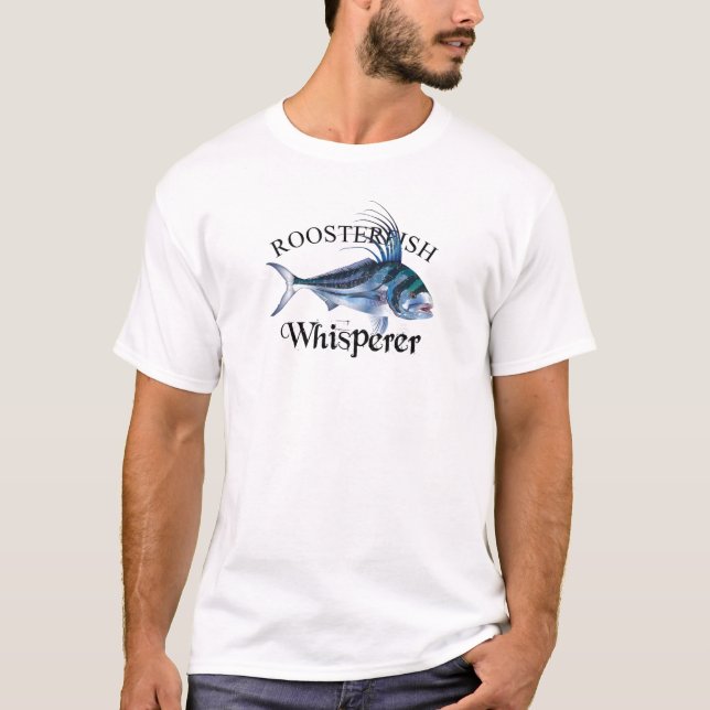 Roosterfish Whisperer Light Cfarbig T-Shirt (Vorderseite)