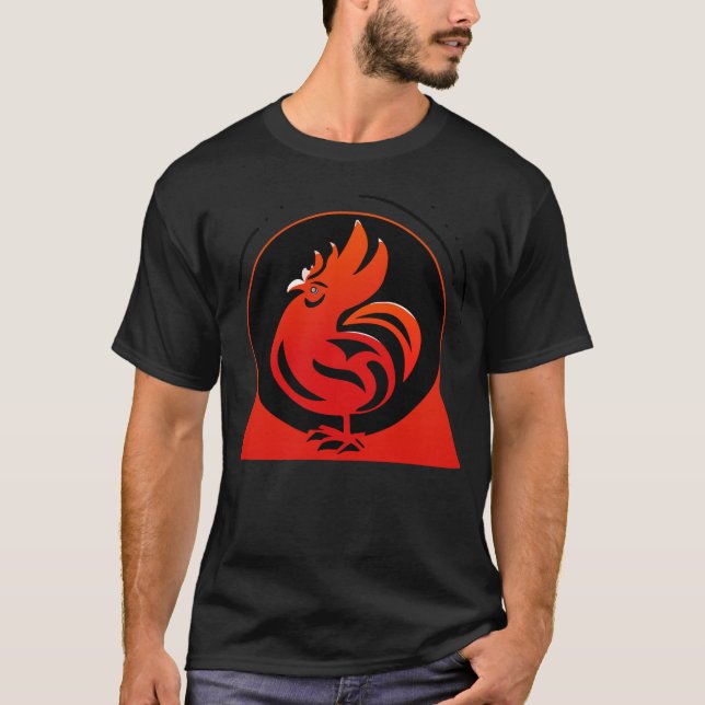 Roosterlogo T-Shirt (Vorderseite)