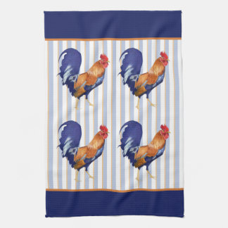 Roostermuster Streifen Küche Handtuch