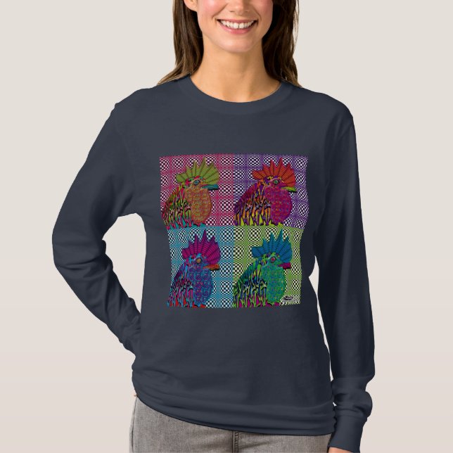 Roosters Gone Psycho T-Shirt (Vorderseite)