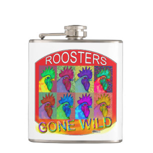 Roosters Gone Wild #3 Flachmann