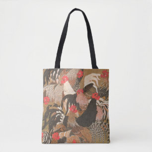 Roosters Japanisch Art Rooster Jahr 2017 Bag