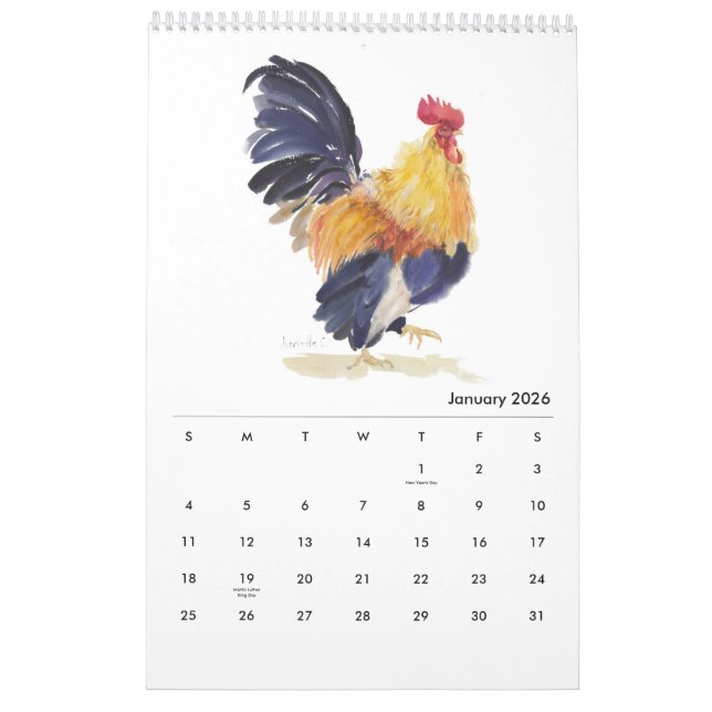 Roosters-Kalender 2023 Kalender (Jan 2026)