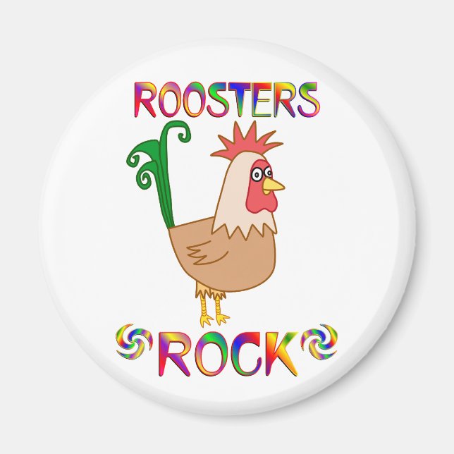 ROOSTERS ROCK MAGNET (Vorne)