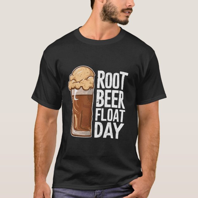 Root Beer Float Day Funny Vanilla Club Parco Civic T-Shirt (Vorderseite)