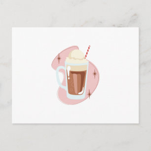 Root Beer Float Postkarte