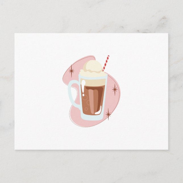 Root Beer Float Postkarte (Vorderseite)