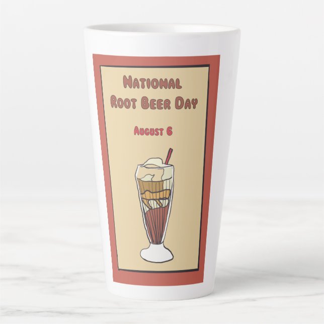Root-Bier Float-Tasse Milchtasse (Vorderseite)