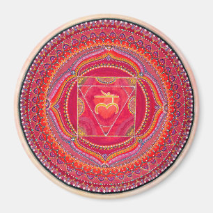 Root Chakra Mandala Magnet