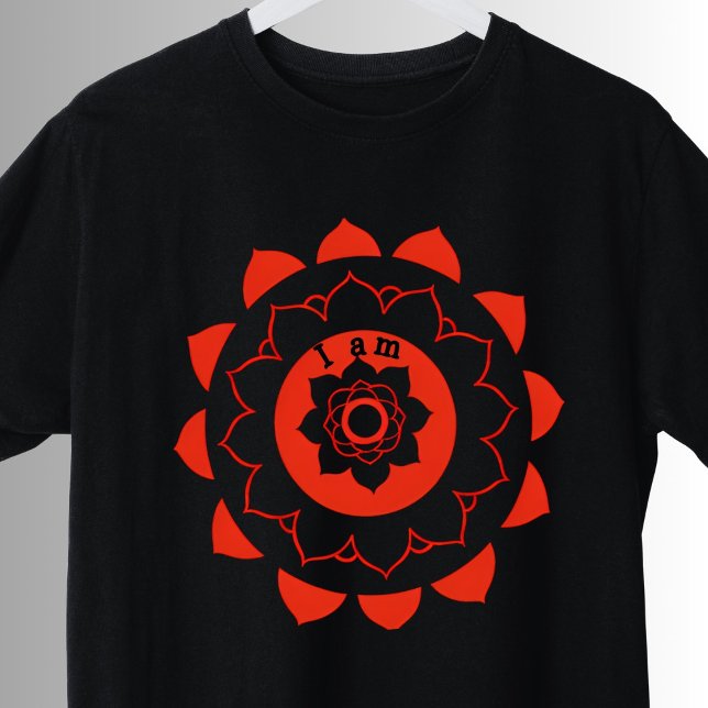 Root Chakra Muladhara Red Mandala Yogi T-Shirt (Von Creator hochgeladen)