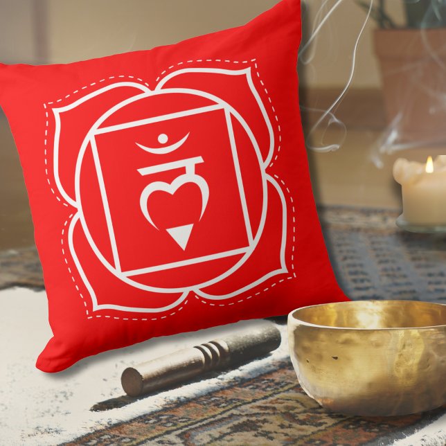 Root Chakra | Muladhara | Rote Meditation Kissen (Von Creator hochgeladen)