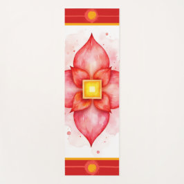 Root Chakra | Red Lotus for Grounding Yoga Mat Yogamatte