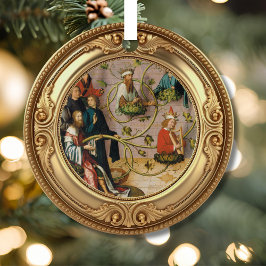Root of Jesse Tree Advent  Ornament Aus Metall
