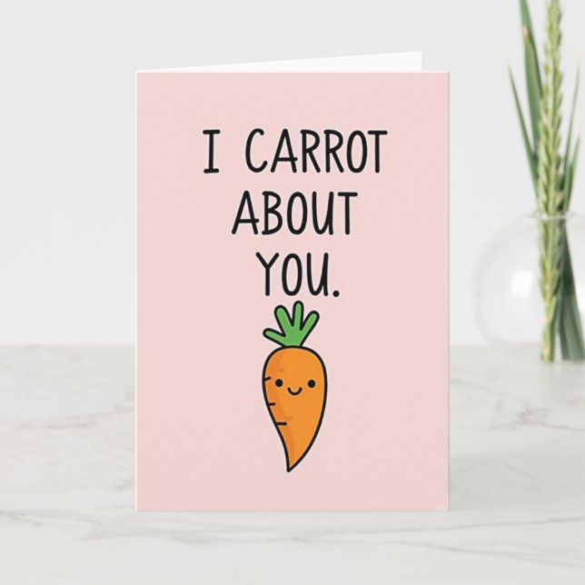 Root Vegetable About You Card Karte (Vorderseite)