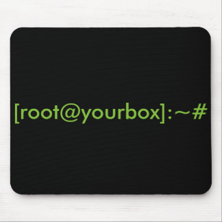 [root@yourbox]: ~# Mausunterlage Mousepad